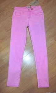 VANILLA STAR ~ New! NWT Girl's 4 5 10 12 or 14 ~ Neon Pink SKINNY Stretch Jeans - Picture 1 of 2