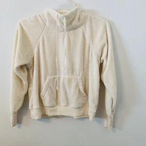 Sunday In Brooklyn Pullover Sweatshirt Sweater Size S Beige High Neck Very SOFT - Picture 1 of 9
