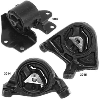 Juego de 3 piezas de soportes de motor y transmisión para Jeep Liberty 03-02 V6-3,7 L 4x4 Foto 1 de 4