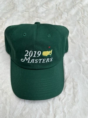 Gorra de golf Masters 2019 verde ajustable de algodón Augusta National nueva Foto 1 de 4