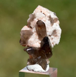 Quartz fumé & Microcline 13 gr - "Black Hole" Pocket, Park County, Colorado, USA - Imagen 1 de 6