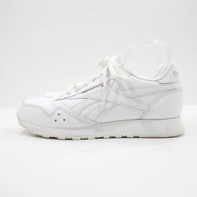 Reebok Classic White Leather Low Top Sneakers - Women's 8.5/Men's 7 - Image 1 of 4