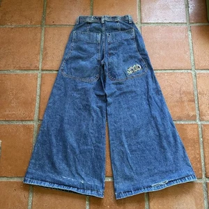 Vintage Jnco Jeans Breakdown Girlie Stuff Wide Leg Flare Baggy 28”x31” - Bild 1 von 13
