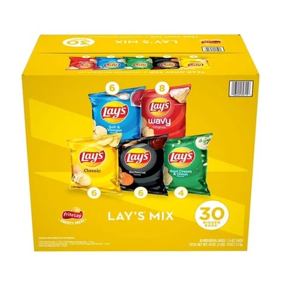 Pack Variedad Lay's Mix Patatas fritas, paquete de 30 Foto 1 de 4