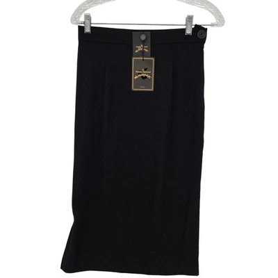 Vivienne Westwood 裙子女式 42 黑色 Anglomania 基本铅笔粘纤混纺 — 第 1/4 张图片