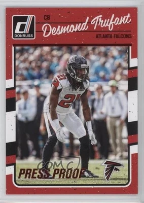 2016 Donruss Press Proof Red Desmond Trufant #18 - Image 1 of 2