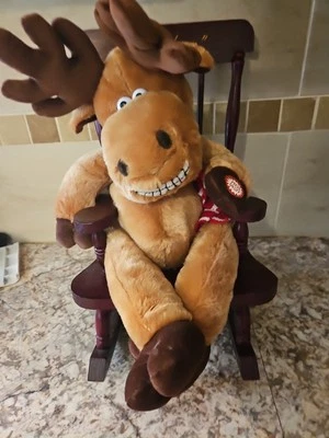 Dandee Animated Rocking Chair Reindeer Singing Grandma Got Run Over By Reindeer - Image 1 of 4