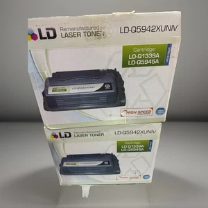 LD kompatibler Ersatz für HP 42X / Q5942X 2PK HY Schwarz Tonerkartuschen - Bild 1 von 7