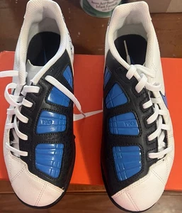Nike Jr. Total90 Shoot III Kids Turf  Soccer Shoes Black- Blue- White - Picture 1 of 7