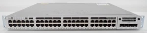 Cisco WS-C3850-48U-S 48x 1GbE RJ45 UPoE Managed Switch + C3850-NM-2-10G + 2x PSU - Picture 1 of 7