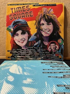 Times Square-Soundtrack  RSO RS-2-4203 2X LP 1980 / POSTER! / THE CURE/ XTC /ETC - Picture 1 of 14