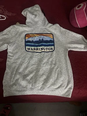 Chaqueta Port & Company Old Salty Dog Cremallera Completa Talla XL Gris Sudadera con Capucha Foto 1 de 3