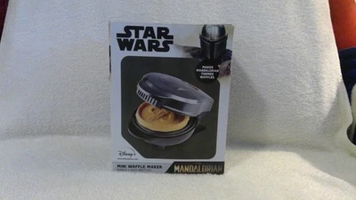 Disney/Star Wars "The Mandalorian" Mini Waffle Maker, New, Never Used, IOB - Image 1 of 4
