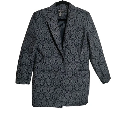 Chaqueta Blazer Dialogue Azul Y Negro Talla 12 Foto 1 de 4