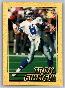 Troy Aikman 1995 Pacific Gems Of The Crown GC-8 Dallas Cowboys - Picture 1 of 2