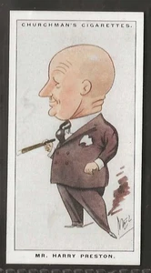 CHURCHMAN-MEN OF THE MOMENT IN SPORT 1928-#15- BOXING - HARRY PRESTON  - Picture 1 of 2