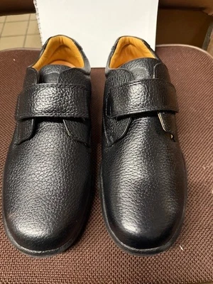 Zapatos Dr Comfort Hombre Cuero Diabético Negro, Talla 10.5, #6110 Foto 1 de 4