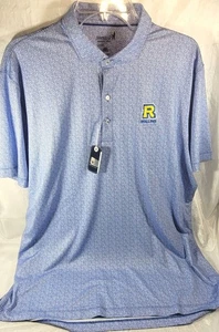 Johnnie-O Men's Royal Hinson Jersey Performance Polo - Rollins College - Blue L - Picture 1 of 7