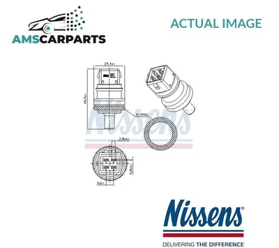 COOLANT TEMPERATURE SENSOR 207090 NISSENS NEW OE REPLACEMENT - Image 1 of 4