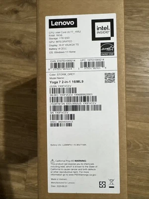 Lenovo - Yoga 7i 2-in-1 16" 2K - Intel Core Ultra 7 155U 16GB / 1TB Win 11 Home - Image 1 of 4