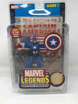 Marvel Serie 1 las Leyendas Marvel Capitán América Original con Bonus 32 Página C Foto 1 de 4