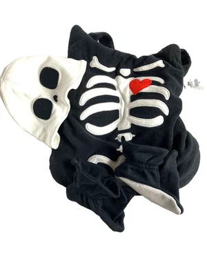 Carter's Bebé Esqueleto Halloween Disfraz Chaleco Botines Sombrero Talla Única 0-6 Meses Foto 1 de 4