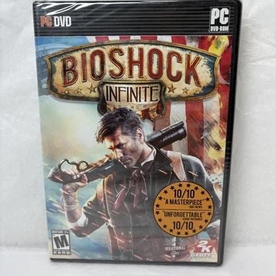 Bioshock Infinite PC DVD ROM 2K Irrational Games 3 DISCS VGC Free Postage - Image 1 of 4