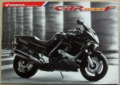 HONDA CBR1000F MOTORCYCLE Sales Brochure Oct 1998 #BR9906 - Image 1 of 4
