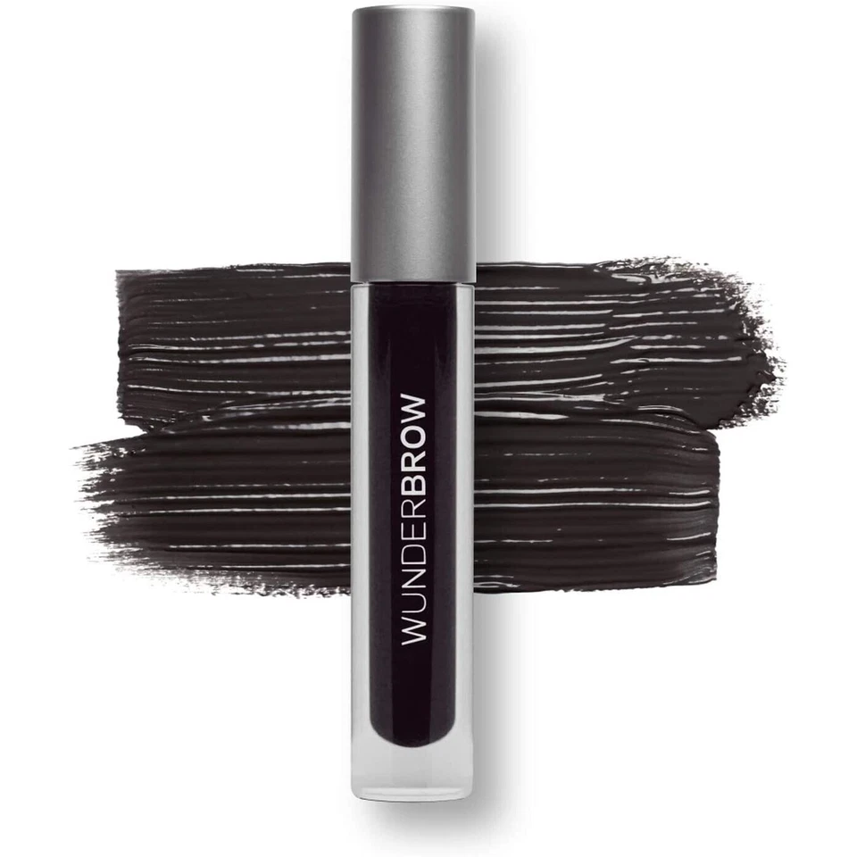 Wunderbrow Eyebrow Gel Wunder2 Black Waterproof Fixer Smudge Proof Free Tint Dye - Image 1 of 4