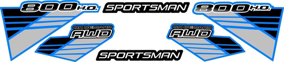 2012 / 2013 / 2014 Polaris Sportsman 800 ATV Decal Kit for BLUE body 4x4 - Изображение 1 из 1