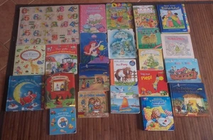 22 Papp - Bilderbücher + 1 großes neues Holzpuzzle bis 4 Jahre für Kleinkinder - Bild 1 von 2