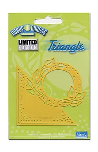 Embossingschablone Prägeschablone Schablone AVEC Triangle Metall Blätter (E-010) - Picture 1 of 1