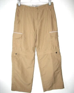 The North Face Boys Tan Lightweight Polyester Convertible Cargo Pants -L (14/16) - Picture 1 of 3