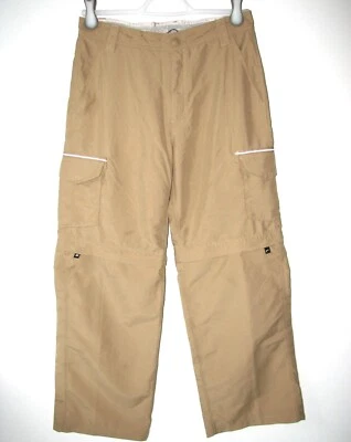 The North Face Boys Tan Lightweight Polyester Convertible Cargo Pants -L (14/16) - Image 1 of 3