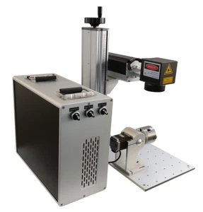 100W JPT Mopa M7 Fiber Laser Marking Cutting Machine Laser Engraver 300x300mm - Imagen 1 de 13