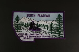 Yellowstone Schneemobil Mütze Jacke Patch Souvenir AUSWAHL Montana Capital NEU - Bild 1 von 14