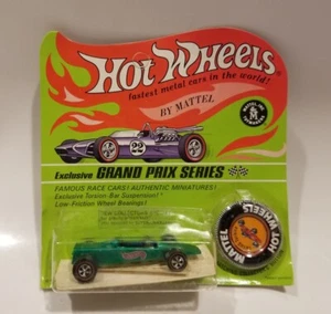 HOT WHEELS REDLINE VINTAGE 1969 LOTUS TURBINE GRAND PRIX SERIES UNPUNCHED CARD - Picture 1 of 12