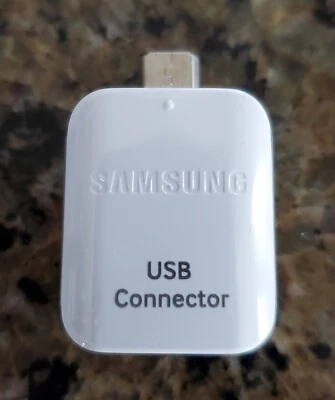 Samsung Micro USB to USB Connector Adapter for Galaxy S7 Edge S6 S5 Note 5 6 - Image 1 of 3