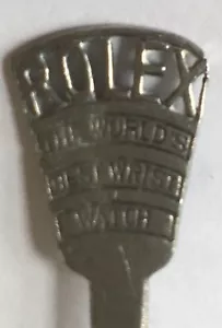 Lucerne Rolex The World’s Best Wrist Watch Vintage Souvenir Spoon Collectible - Picture 1 of 5