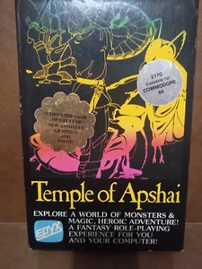 TEMPLE of APSHAI Game by EPYX For COMMODORE 64, 3 Cassettes, COMPLETE - Picture 1 of 4