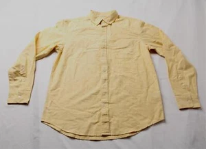 Old Navy Men's Classic Fit Everyday Oxford Shirt AW5 Mellow Yellow Medium - Picture 1 of 3