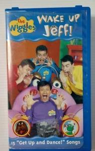 The Wiggles Wake Up Jeff VHS 15 Songs for Kids - Picture 1 of 3