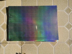 10 Pcs Hologram Printing Paper Sheets Adhesive Sticker Label for Laser Printer - Picture 1 of 4