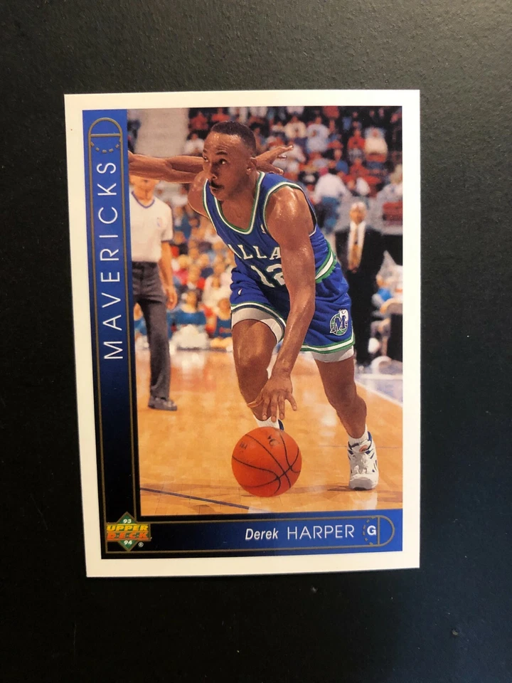 1993 DEREK HARPER Upper Deck  Basketball Card # 87 Made in USA - Image 1 of 4