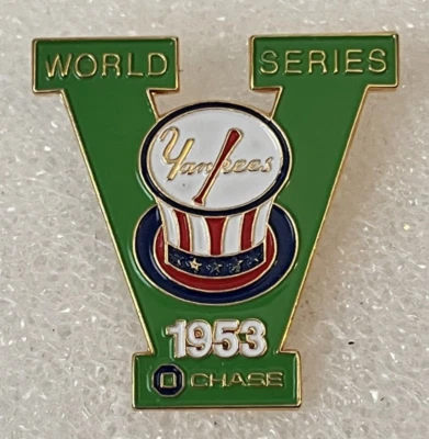 New York Yankees 2002 '1953 World Series' By Chase Bank Lapel Hat Collector Pin - Image 1 of 4
