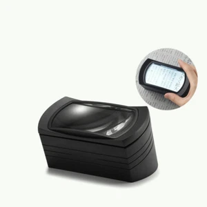 Lupa ergonómica cuadrada entrecerrada de escritorio lectura con 4 piezas luces LED - Imagen 1 de 7