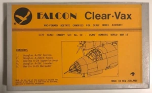Falcon Clear-Vax Canopies 1/72 USAAF Bombers World War 2 Set No.10 - Bild 1 von 1