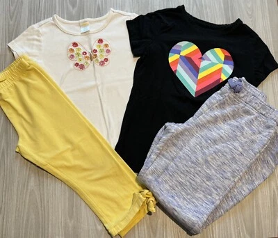 Niñas Talla 7 8 Lote 4 Piezas Gymboree Children’s Place Cat & Jack Regreso a la Escuela Conjuntos Foto 1 de 4
