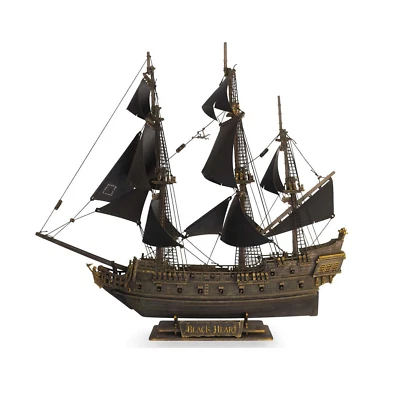 Pirate ship "Black Heart" / "Black Pearl" - Wooden model - Image 1 of 4