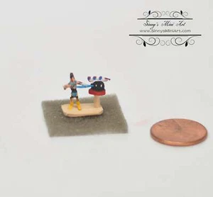 Hand Made Miniature Kachina Doll /Native America /SDTCW-9M - Picture 1 of 2